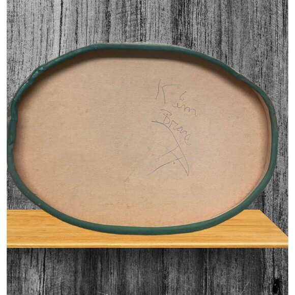 Vintage MCM Cloth Covered Sewing Box With Lid & Rope Handles and Thread Decor - Picture 3 of 6